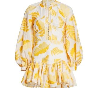 COPY - Acler bastiar embroidered leaf lace up back dress. ❌🅾️ SOLD